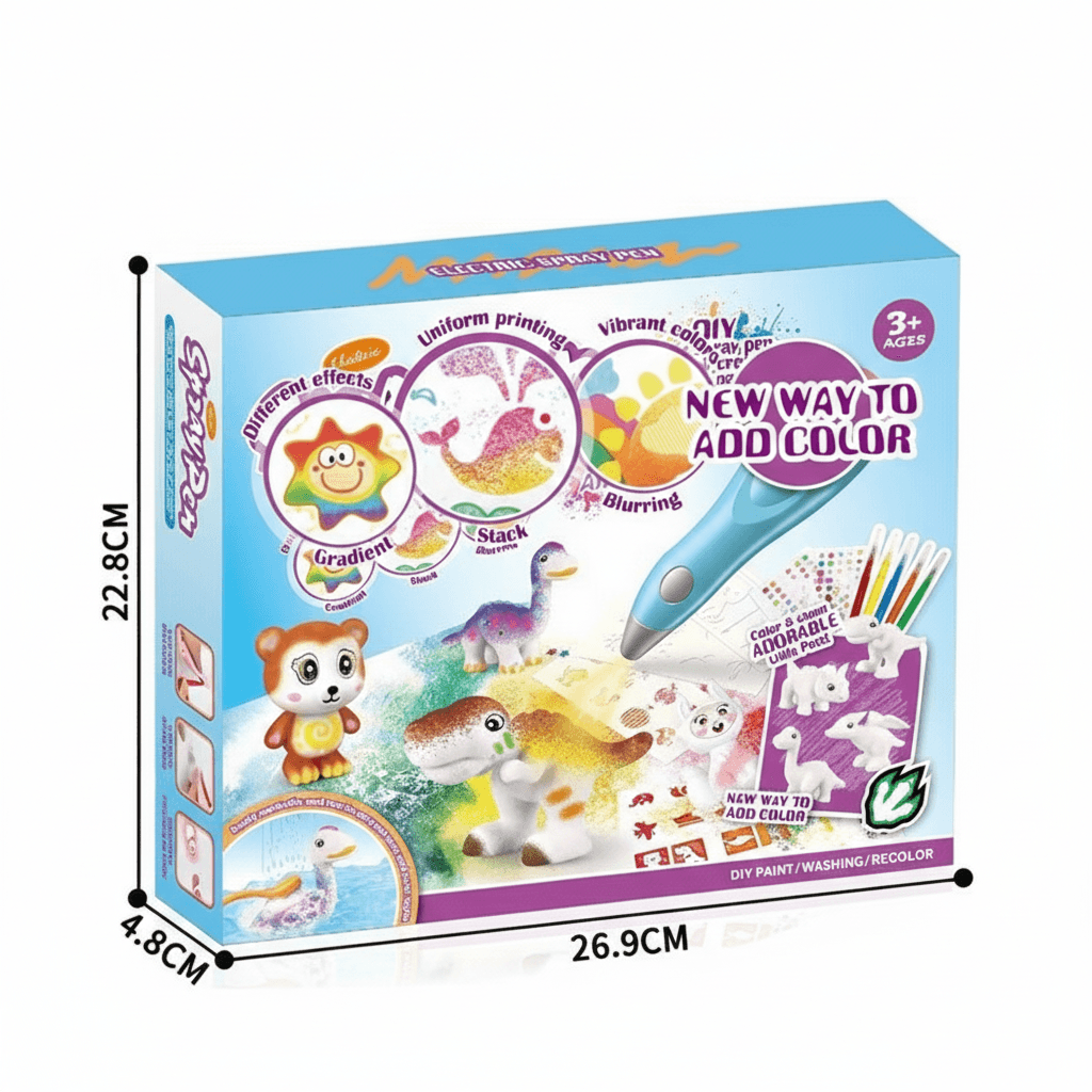 Kids Airbrush Marker Kit – Blue in Kuwait